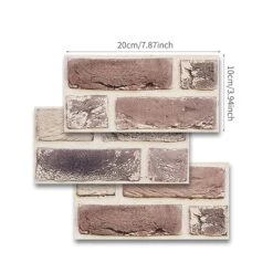 7.87'' X 3.94" 3D Self-Adhesive Kitchen Wall Tiles Bathroom Mosaic Brick Stickers Home DIY Decor -Best Flooring Store 0061d9a7 f901 479d a656 b3bfdb6d285c.e2937d9b1c364dc06a4665d64e5e825f 1800x1800