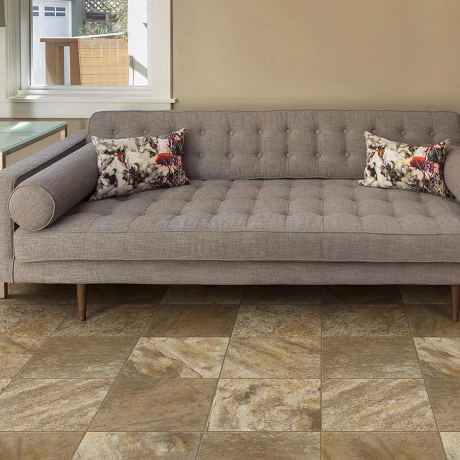 Congoleum ArmorCore Pro Valley Path 12-ft W Cut-to-Length Sandy Brown Stone Look Low-Gloss Finish Sheet Vinyl 1 Congoleum ArmorCore Pro Valley Path 12-ft W Cut-to-Length Sandy Brown Stone Look Low-Gloss Finish Sheet Vinyl