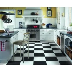 Armstrong Flooring Alterna 14-piece 16-in X 16-in Groutable Solid Betcha Black Glue (Adhesive) Vinyl Tile -Best Flooring Store 042369435147 09373889 1800x1800