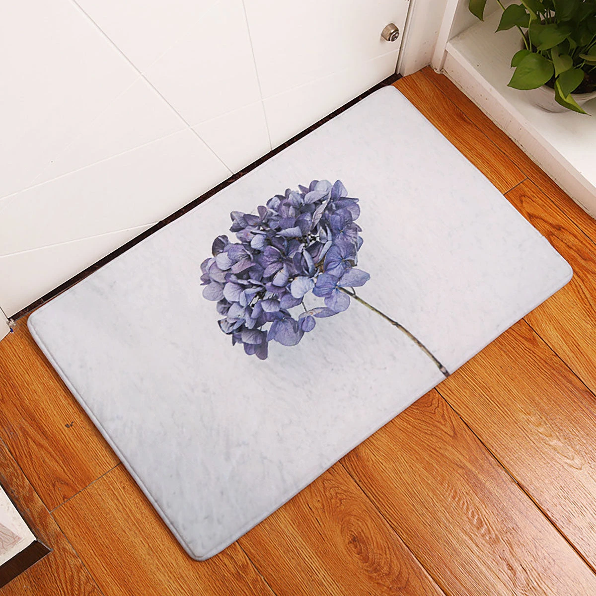 15.7''X23.6''/19.6"X31.5" Non-slip Vintage Flower Welcome Home Kitchen Bath Entrance Floor Rug Doormat Carpet Door Mat Outdoor/Indoor Doormats-Easy Clean-Washable 2 15.7''X23.6''/19.6"X31.5" Non-slip Vintage Flower Welcome Home Kitchen Bath Entrance Floor Rug Doormat Carpet Door Mat Outdoor/Indoor Doormats-Easy Clean-Washable - Image 2