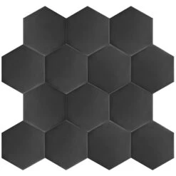 Merola Tile Hexatile Matte Nero 7 In. X 8 In. Porcelain Floor And Wall Tile (7.67 Sq. Ft./case) -Best Flooring Store 0f30e83312e3e2966742154523a4cd29 1800x1800