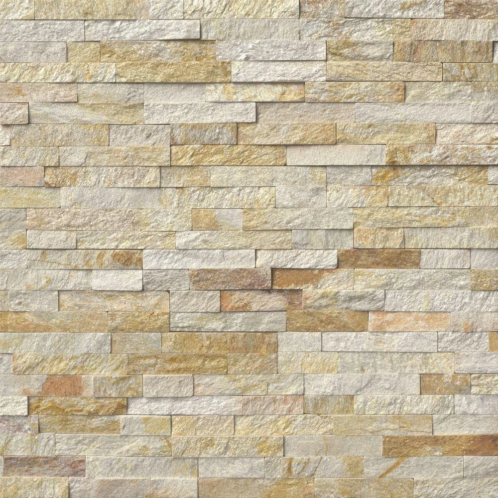 MSI Golden White Ledger Panel 6 In. X 24 In. Natural Quartzite Slate Wall Tile (10 Cases/40 Sq. Ft./pallet) 18 MSI Golden White Ledger Panel 6 In. X 24 In. Natural Quartzite Slate Wall Tile (10 Cases/40 Sq. Ft./pallet) - Image 18