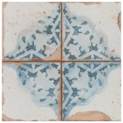 Merola Tile Artisan Azul Decor 13 In. X 13 In. Ceramic Floor And Wall Tile (12.2 Sq. Ft. / Case) 26 Merola Tile Artisan Azul Decor 13 In. X 13 In. Ceramic Floor And Wall Tile (12.2 Sq. Ft. / Case) -Best Flooring Store 12d4ccad8441dfd892ea97be7506cff9 1800x1800