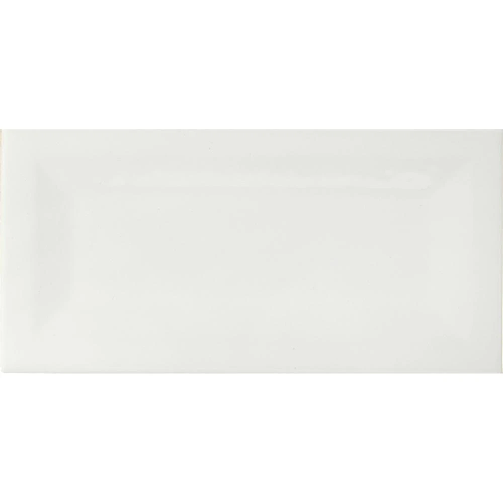 MSI Retro Blanco Inverted Beveled 3 In. X 6 In. Glossy Ceramic White Subway Tile (11 Sq. Ft./case) 8 MSI Retro Blanco Inverted Beveled 3 In. X 6 In. Glossy Ceramic White Subway Tile (11 Sq. Ft./case) - Image 8