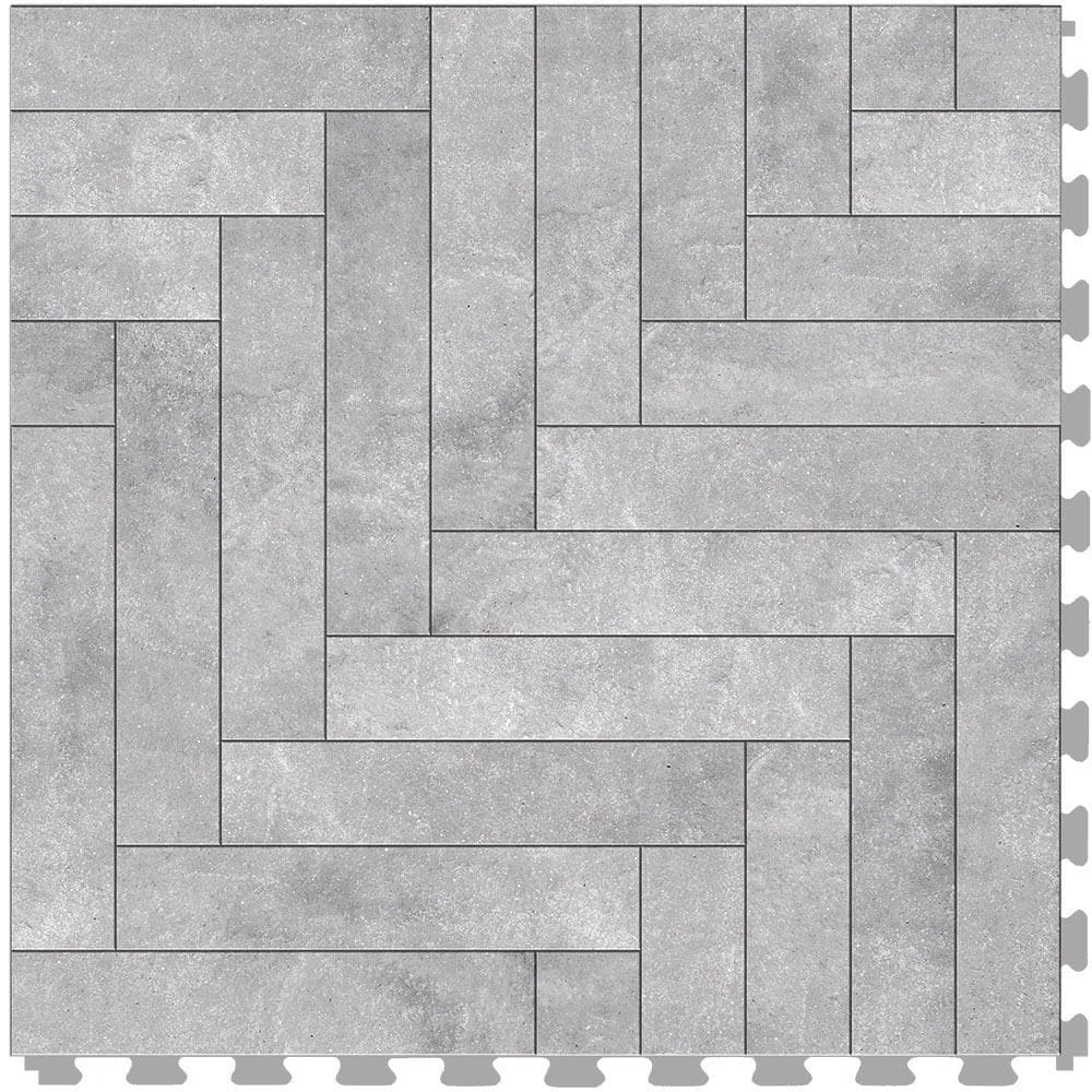 Perfection Floor Tile Master Mosaic Castle Stone/Satin 20-in X 20-in Water Resistant Interlocking Luxury Flooring (16.7-sq Ft) 4 Perfection Floor Tile Master Mosaic Castle Stone/Satin 20-in X 20-in Water Resistant Interlocking Luxury Flooring (16.7-sq Ft) - Image 4