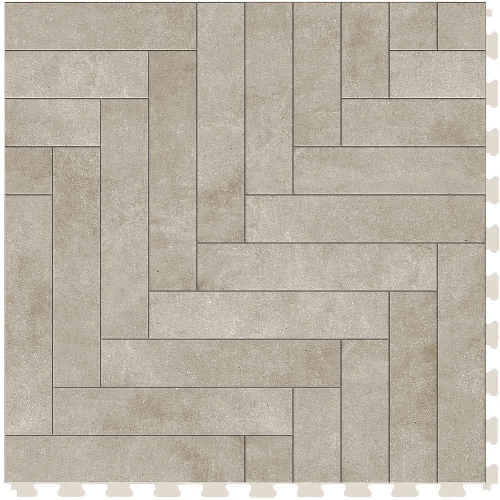 Perfection Floor Tile Master Mosaic Castle Stone/Satin 20-in X 20-in Water Resistant Interlocking Luxury Flooring (16.7-sq Ft) 3 Perfection Floor Tile Master Mosaic Castle Stone/Satin 20-in X 20-in Water Resistant Interlocking Luxury Flooring (16.7-sq Ft) - Image 3