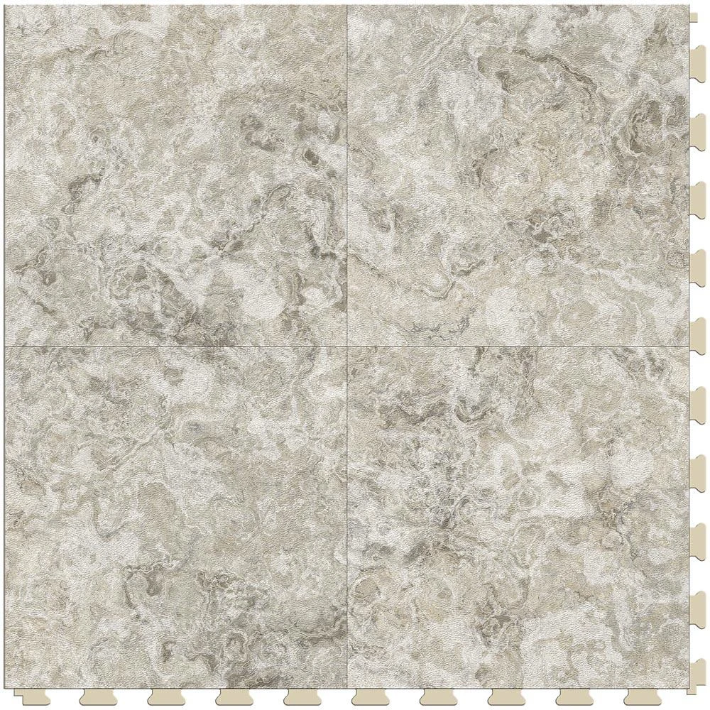Perfection Floor Tile Breccia Collection Breccia Crema/Satin 20-in X 20-in Water Resistant Interlocking Luxury Flooring (16.7-sq Ft) 4 Perfection Floor Tile Breccia Collection Breccia Crema/Satin 20-in X 20-in Water Resistant Interlocking Luxury Flooring (16.7-sq Ft) - Image 4