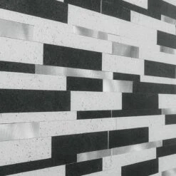 Bond Tile Easy Luxe Metalway Gray 11.81 In. X 11.81 In. SPC Peel And Stick Tile (0.96 Sq. Ft. / Sheet) -Best Flooring Store 159d4745 155f 49cd ad81 82a8685f5392.0e6424a0a4aa83b70be680659c30122c 1800x1800