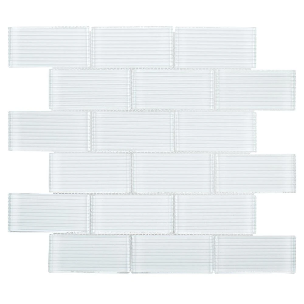 Jeffrey Court Siberian Gloss 11.625 In. X 11.75 In. X 8 Mm Interlocking Glass Mosaic Tile 7 Jeffrey Court Siberian Gloss 11.625 In. X 11.75 In. X 8 Mm Interlocking Glass Mosaic Tile - Image 7