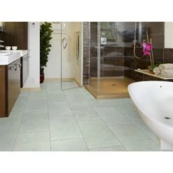Shaw 8-Piece 12-in X 24-in Siltstone Interlocking Vinyl Tile -Best Flooring Store 190402057099 09244037 1800x1800