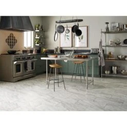 SMARTCORE Pro 8-Piece 12-in X 24-in Gardena Marble Interlocking Vinyl Tile -Best Flooring Store 190402110305 09475488 1800x1800