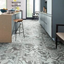 SMARTCORE Pro 8-Piece 12-in X 24-in Gardena Marble Interlocking Vinyl Tile -Best Flooring Store 190402110329 12035602 1800x1800