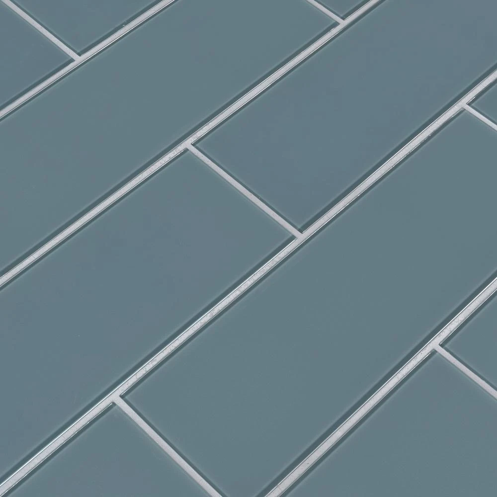 MSI Harbor 4 In. X 12 In. Textured Glass Gray Subway Tile (5 Sq. Ft. / Case) 5 MSI Harbor 4 In. X 12 In. Textured Glass Gray Subway Tile (5 Sq. Ft. / Case) - Image 5
