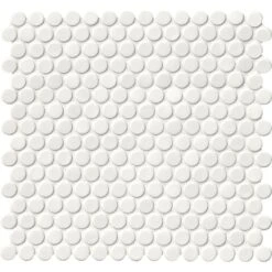 MSI Penny Round Nero 12.32 In. X 11.38 In. X 6mm Matte Porcelain Mesh-Mounted Mosaic Tile (14.4 Sq. Ft./case) -Best Flooring Store 1fe1f64802cd68a260f8dc916894509f 1800x1800