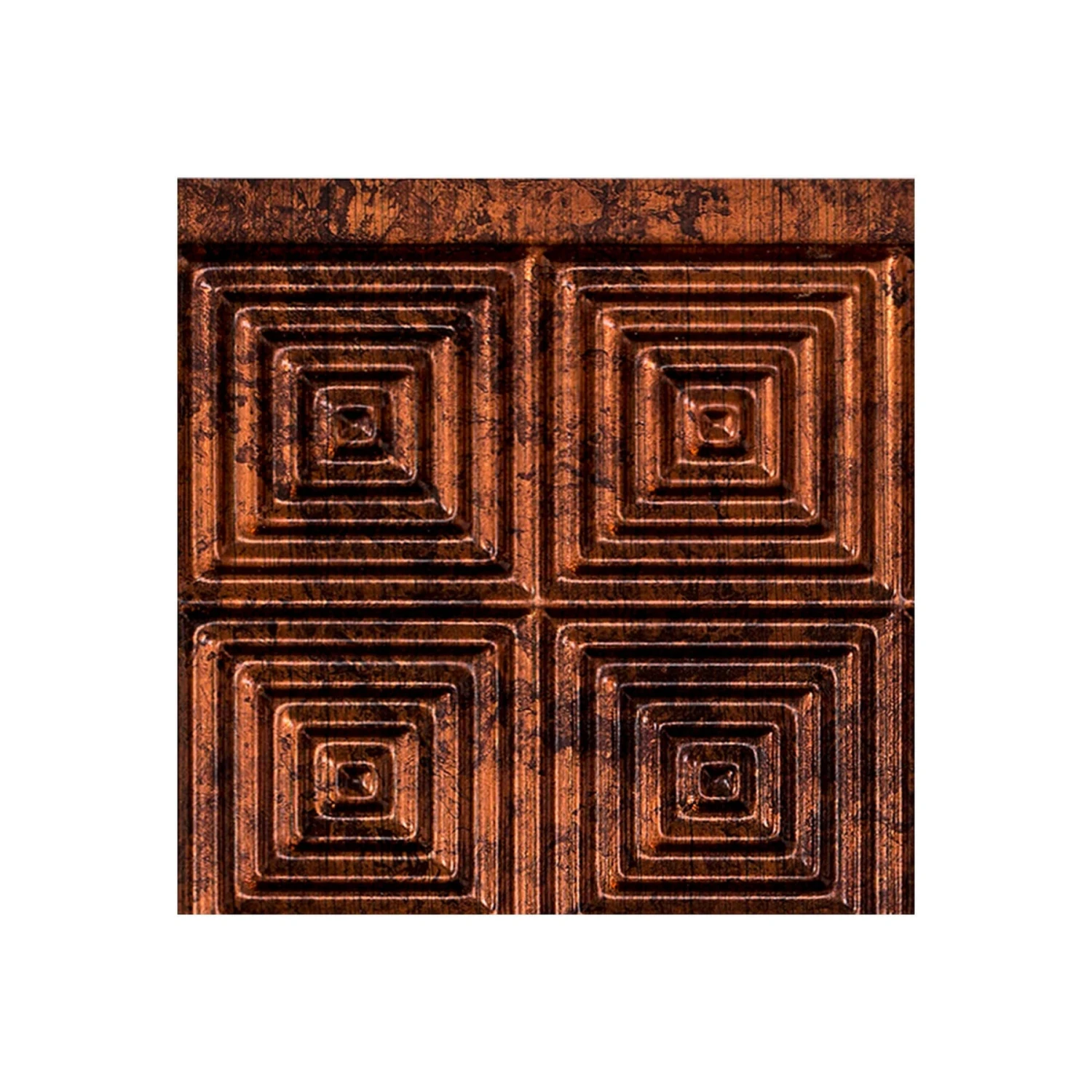Fasade Easy Installation Miniquattro Moonstone Copper Backsplash Panel For Kitchen And Bathrooms (6" X 6" Sample) 1 Fasade Easy Installation Miniquattro Moonstone Copper Backsplash Panel For Kitchen And Bathrooms (6" X 6" Sample)