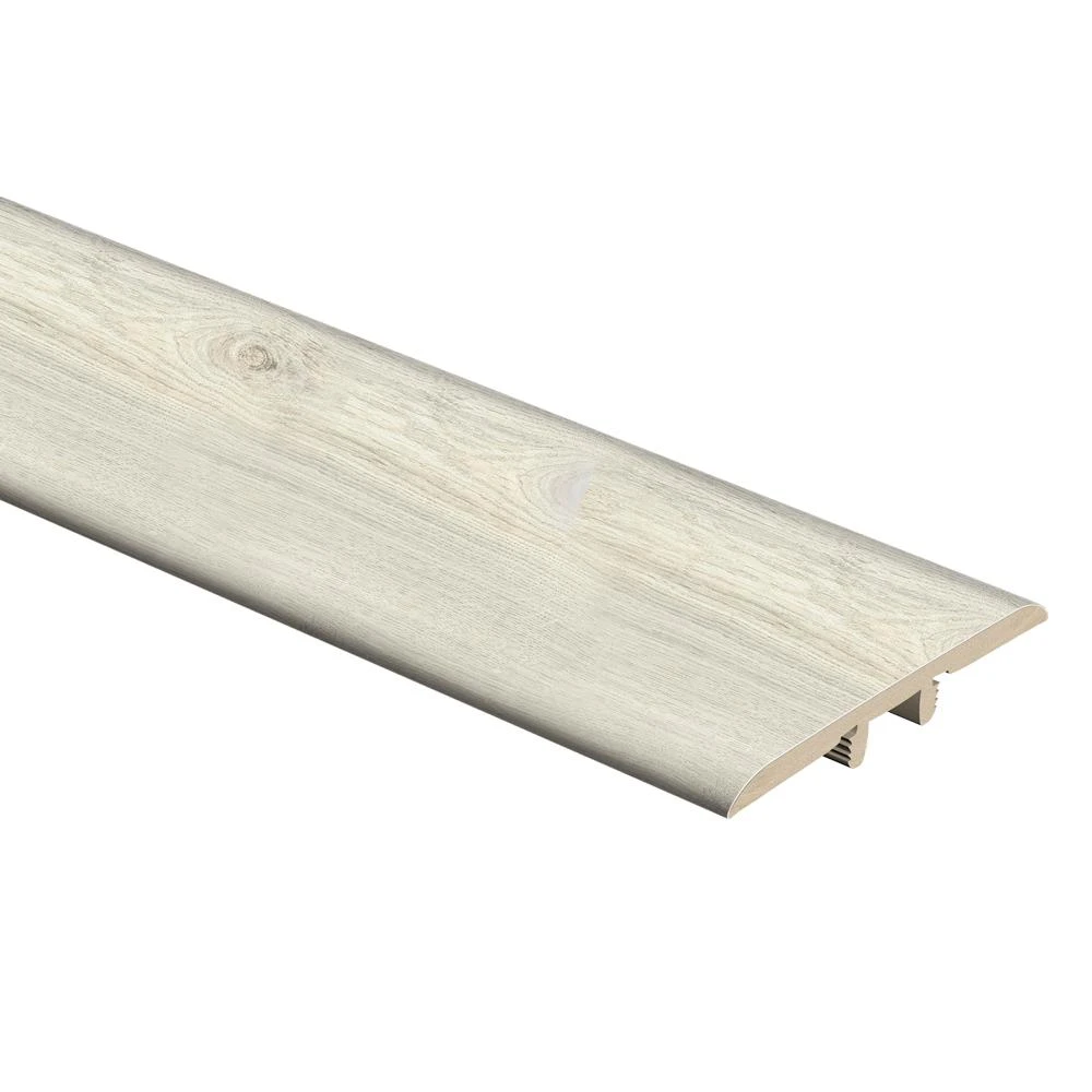 Ocala Oak/Chiffon Lace Oak/Salt Shore Wood/Soft Linen 1/3 In. Thick X 1-3/4 In. Wide X 72 In. Length Vinyl T-Molding 1 Ocala Oak/Chiffon Lace Oak/Salt Shore Wood/Soft Linen 1/3 In. Thick X 1-3/4 In. Wide X 72 In. Length Vinyl T-Molding