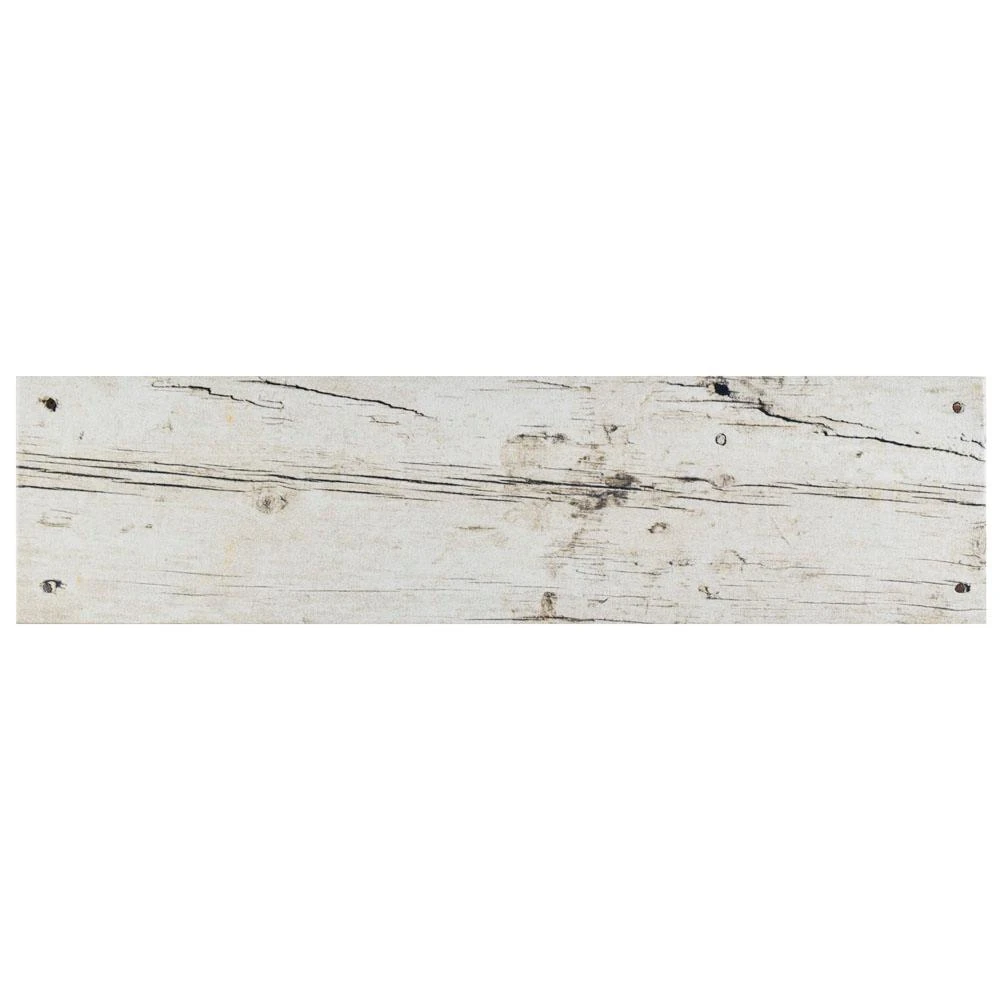 Merola Tile Cottage White 5-7/8 In. X 23-5/8 In. Ceramic Floor And Wall Tile (12.2 Sq. Ft. / Case) 5 Merola Tile Cottage White 5-7/8 In. X 23-5/8 In. Ceramic Floor And Wall Tile (12.2 Sq. Ft. / Case) - Image 5