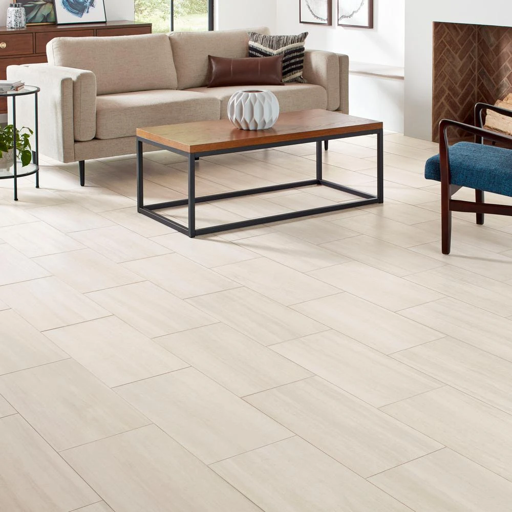 Daltile QuicTile 12 In. X 24 In. Cliff Stone Matte Color Body Porcelain Locking Floor Tile (9.6 Sq. Ft. / Case) 2 Daltile QuicTile 12 In. X 24 In. Cliff Stone Matte Color Body Porcelain Locking Floor Tile (9.6 Sq. Ft. / Case) - Image 2