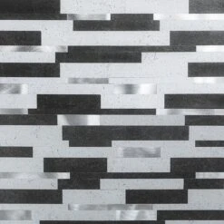 Bond Tile Easy Luxe Metalway Gray 11.81 In. X 11.81 In. SPC Peel And Stick Tile (0.96 Sq. Ft. / Sheet)