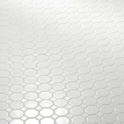Daltile Matte White Octagon Dot 12 In. X 12 In. X 6mm Ceramic Mosaic Floor And Wall Tile (1 Sq. Ft. / Piece) -Best Flooring Store 2d0b045e0b44313aaceec092bdb1d7c3 1800x1800