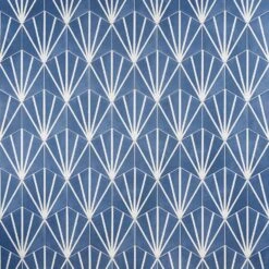 GeoHex Azul Symmetry 8" Porcelain Matte Tile