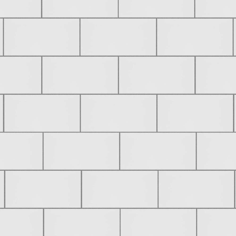 Merola Tile Crown Heights 3 In. X 6 In. Glossy White Ceramic Wall Tile (6.03 Sq. Ft. /Case) 4 Merola Tile Crown Heights 3 In. X 6 In. Glossy White Ceramic Wall Tile (6.03 Sq. Ft. /Case) - Image 4