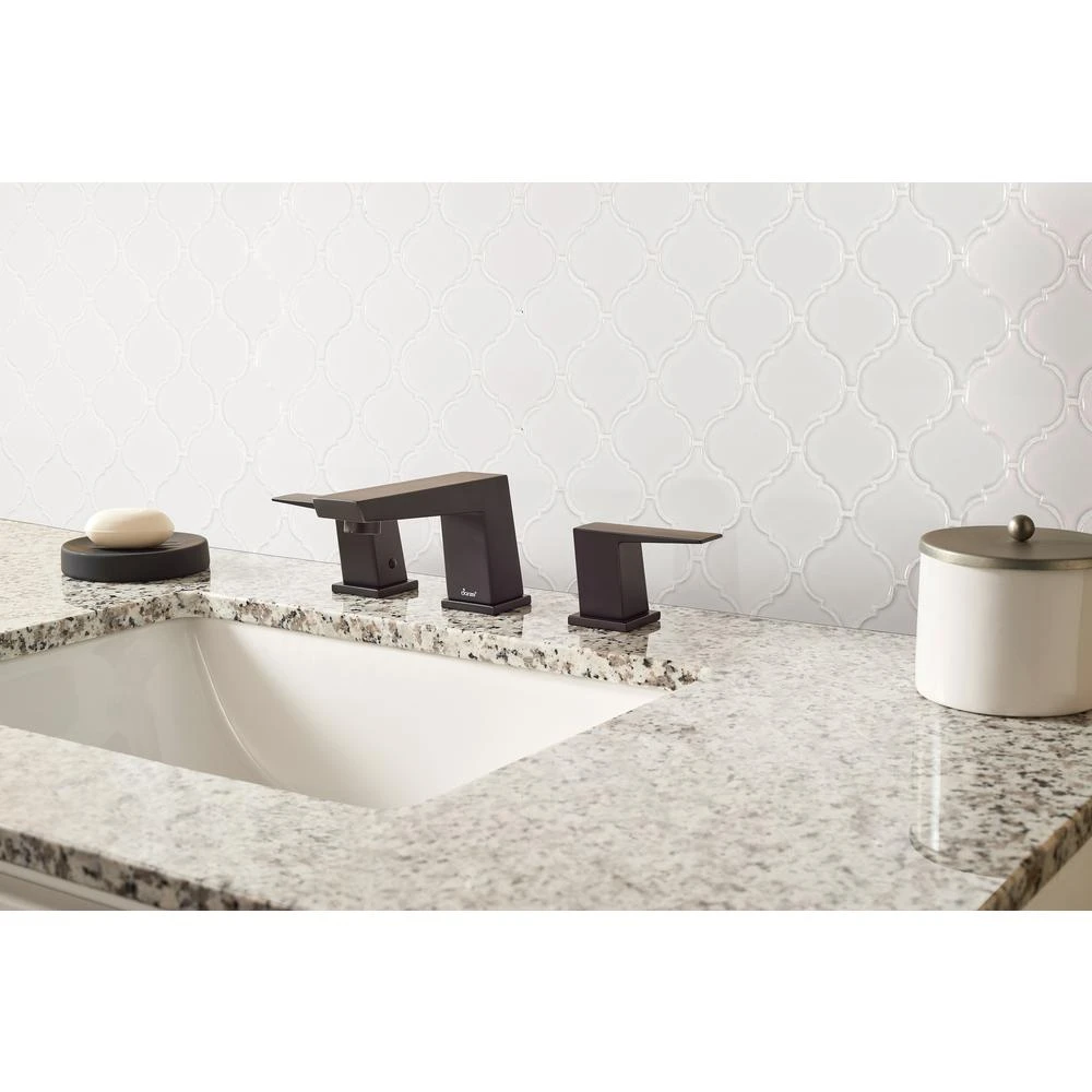 MSI Retro Bianco Arabesque 10.63 In. X 8.84 In. X 6mm Matte Porcelain Mesh-Mounted Mosaic Tile (10.95 Sq. Ft. / Case) 2 MSI Retro Bianco Arabesque 10.63 In. X 8.84 In. X 6mm Matte Porcelain Mesh-Mounted Mosaic Tile (10.95 Sq. Ft. / Case) - Image 2