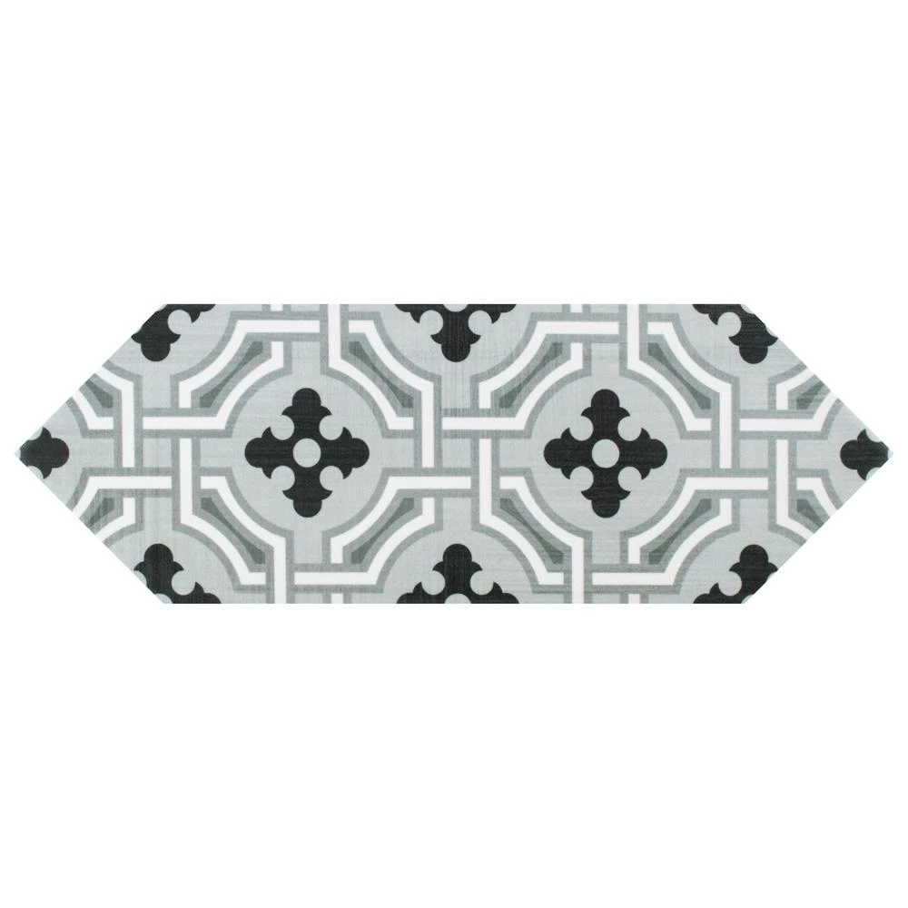 Merola Tile Kite Black 4 In. X 11-3/4 In. Porcelain Floor And Wall Subway Tile (11.81 Sq. Ft. / Case) 14 Merola Tile Kite Black 4 In. X 11-3/4 In. Porcelain Floor And Wall Subway Tile (11.81 Sq. Ft. / Case) - Image 14