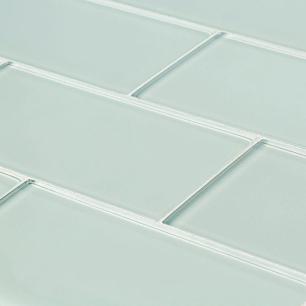 Jeffrey Court Siberian Gloss 11.625 In. X 11.75 In. X 8 Mm Interlocking Glass Mosaic Tile 1 Jeffrey Court Siberian Gloss 11.625 In. X 11.75 In. X 8 Mm Interlocking Glass Mosaic Tile