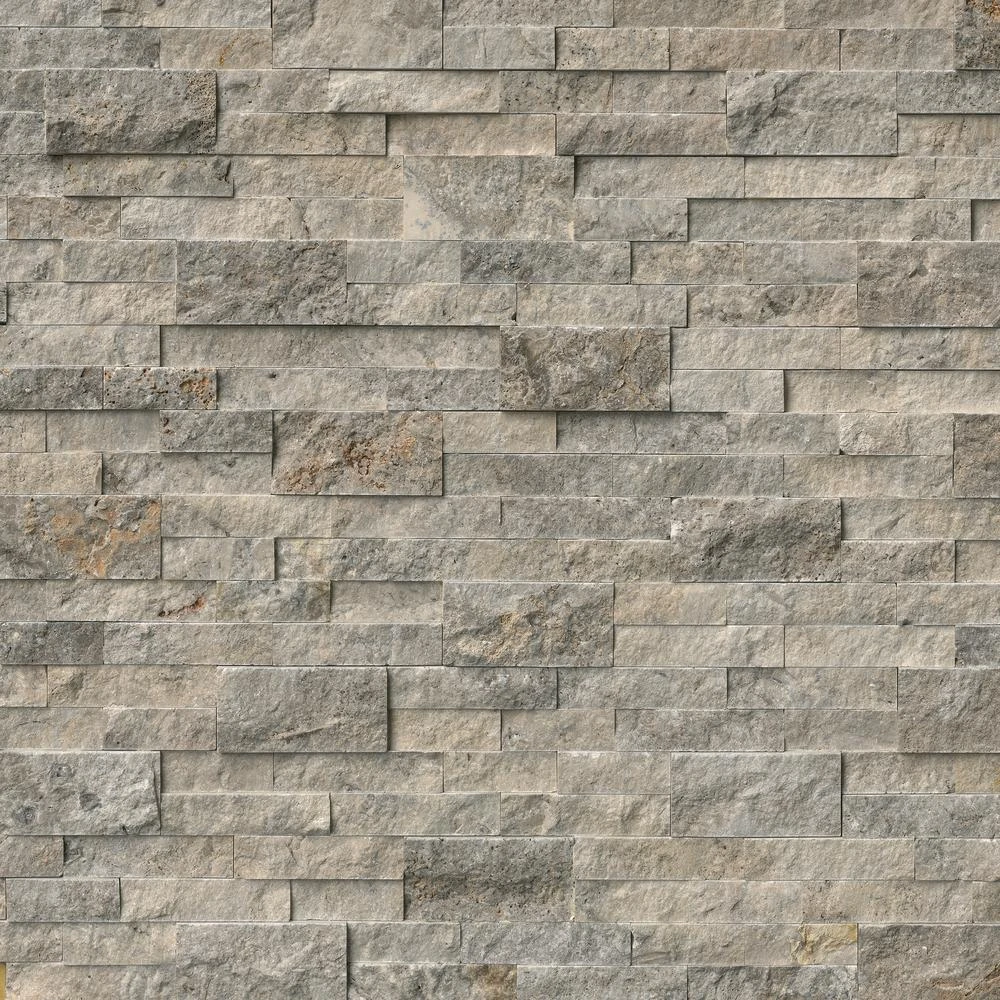 MSI Trevi Gray Ledger Panel 6 In. X 24 In. Natural Travertine Wall Tile (10 Cases / 60 Sq. Ft. / Pallet) 1 MSI Trevi Gray Ledger Panel 6 In. X 24 In. Natural Travertine Wall Tile (10 Cases / 60 Sq. Ft. / Pallet)