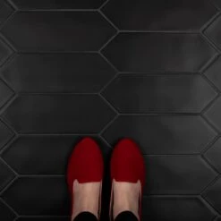 Merola Tile Kite Black 4 In. X 11-3/4 In. Porcelain Floor And Wall Subway Tile (11.81 Sq. Ft. / Case) 26 Merola Tile Kite Black 4 In. X 11-3/4 In. Porcelain Floor And Wall Subway Tile (11.81 Sq. Ft. / Case) -Best Flooring Store 512d87933fa7b6f53162c4e2c6d26d41 1800x1800