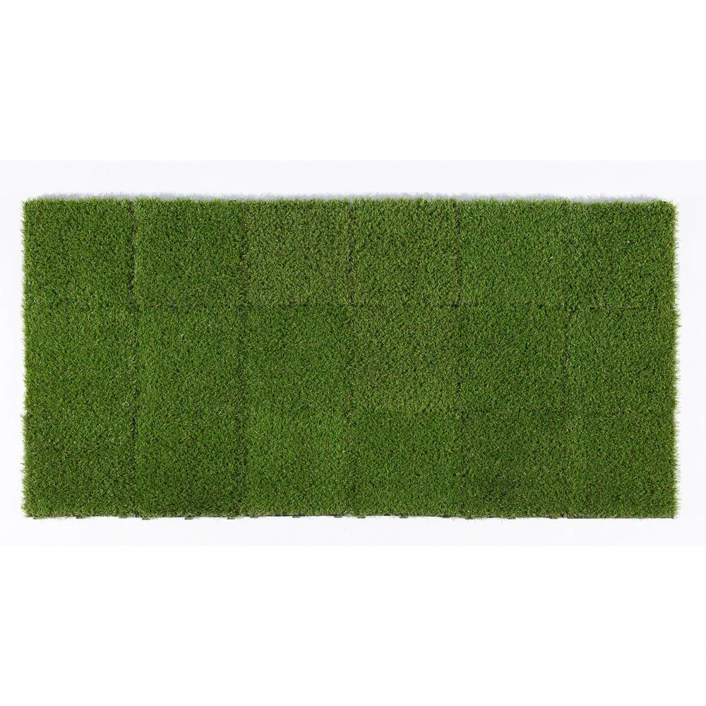 TrafficMaster 1 Ft. X 1 Ft. Artificial Grass Interlocking Tiles (9-Pack) 6 TrafficMaster 1 Ft. X 1 Ft. Artificial Grass Interlocking Tiles (9-Pack) - Image 6