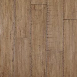 Home Decorators Collection Hand Scraped Strand Woven Hazelnut 3/8 In. T X 5.20 In. W X 36.02 In. L Click Lock Bamboo Flooring (26.00 Sq. Ft./ Case)