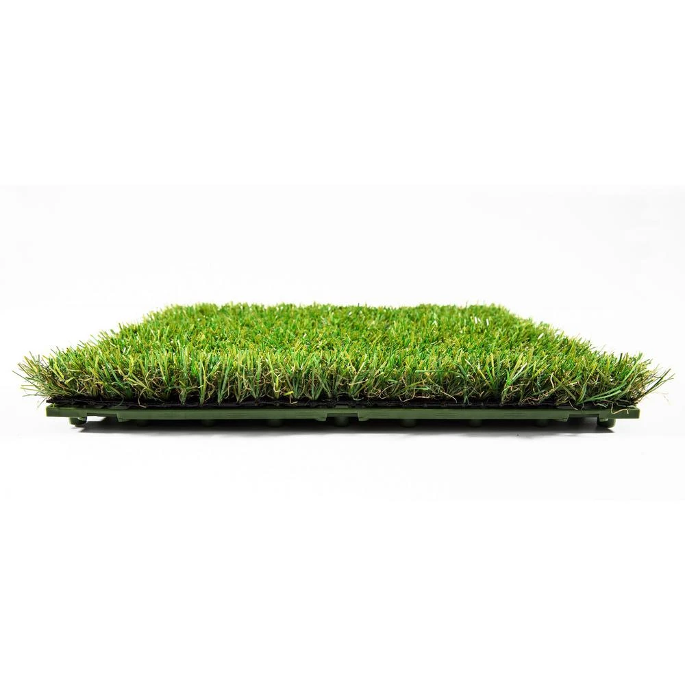 TrafficMaster 1 Ft. X 1 Ft. Artificial Grass Interlocking Tiles (9-Pack) 1 TrafficMaster 1 Ft. X 1 Ft. Artificial Grass Interlocking Tiles (9-Pack)