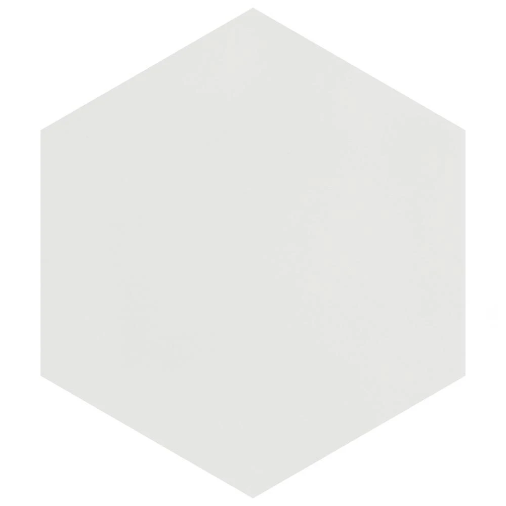 Merola Tile Textile Hex White 8-5/8 In. X 9-7/8 In. Porcelain Floor And Wall Tile (11.56 Sq. Ft. / Case) 1 Merola Tile Textile Hex White 8-5/8 In. X 9-7/8 In. Porcelain Floor And Wall Tile (11.56 Sq. Ft. / Case)