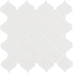 MSI Retro Bianco Arabesque 10.63 In. X 8.84 In. X 6mm Matte Porcelain Mesh-Mounted Mosaic Tile (10.95 Sq. Ft. / Case) 15 MSI Retro Bianco Arabesque 10.63 In. X 8.84 In. X 6mm Matte Porcelain Mesh-Mounted Mosaic Tile (10.95 Sq. Ft. / Case) -Best Flooring Store 696d87f65cce501fbc6e2048ead9838a 1800x1800