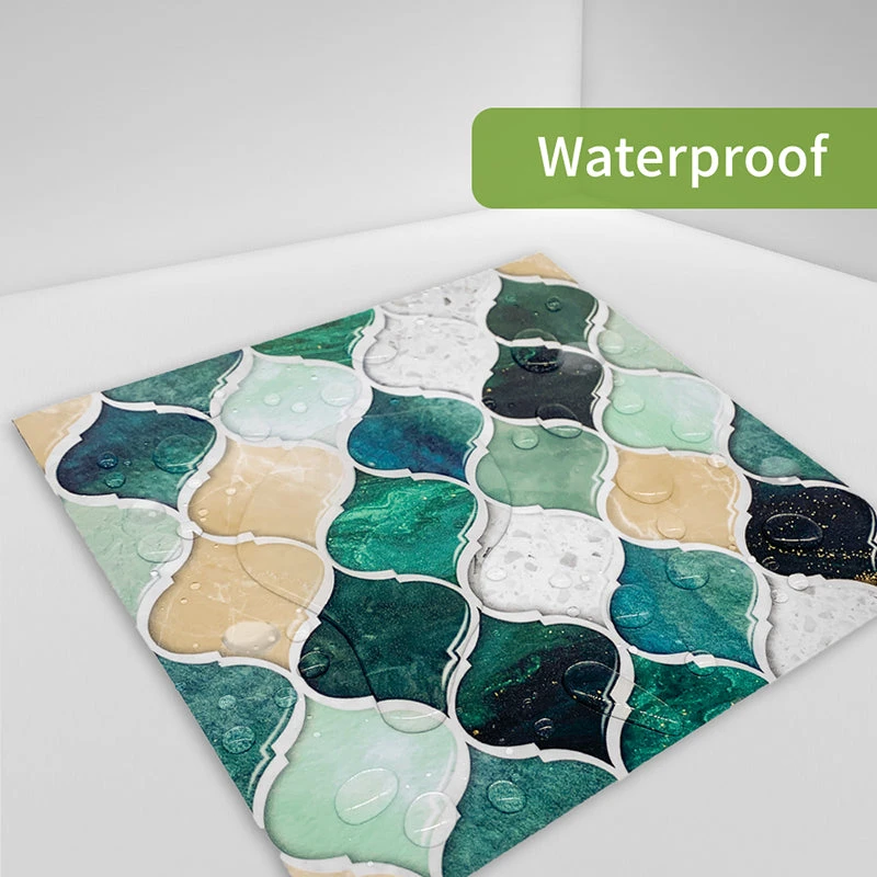 Goory Moroccan Style Self-adhesive Tile Wall Floor Sticker Bathroom Kitchen Decor 6 Goory Moroccan Style Self-adhesive Tile Wall Floor Sticker Bathroom Kitchen Decor - Image 6