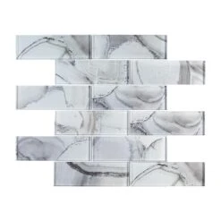Jeffrey Court Geode Brick Gray 11.625 In. X 11.75 In. X 8 Mm Interlocking Glossy Glass Mosaic Tile -Best Flooring Store 73a2a9f6097603ebc0239d419af8377d 1800x1800