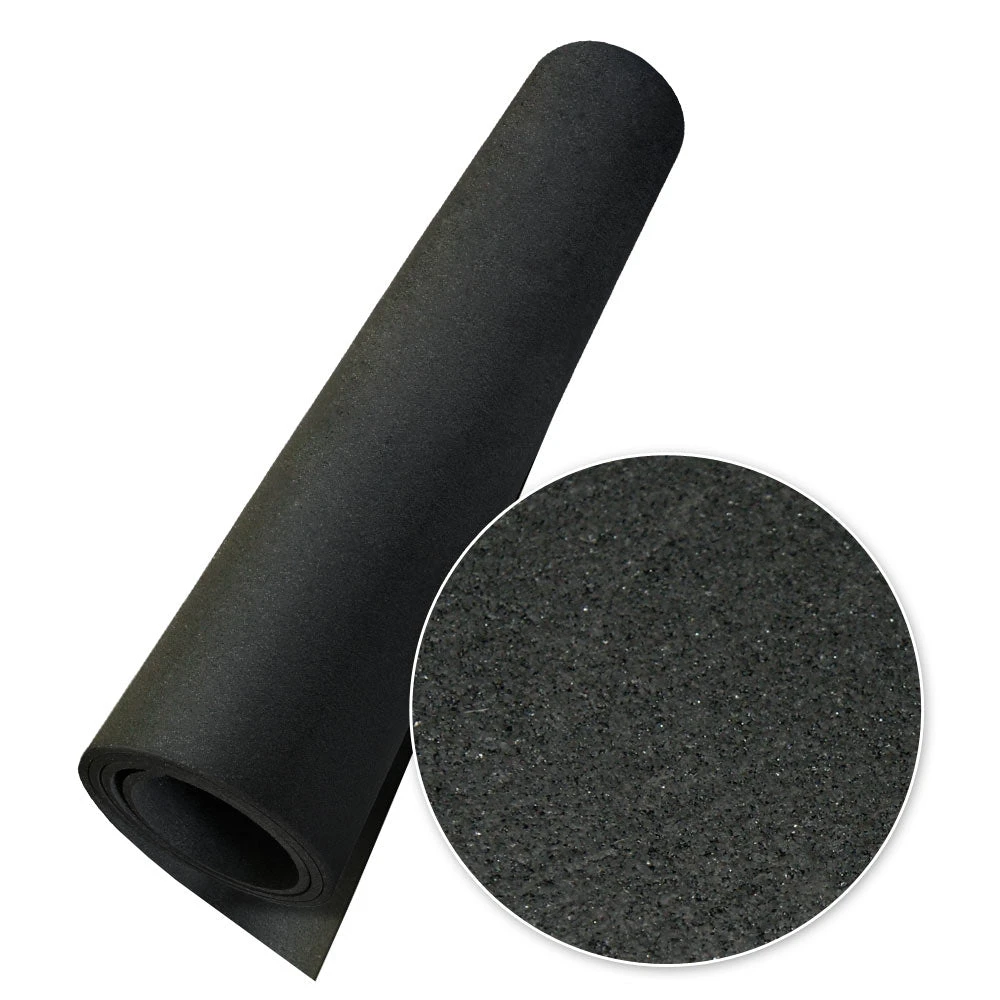 Rubber-Cal "Elephant Bark" Rubber Flooring - 3/16 In. X 4 Ft. X 6 Ft. - Black 2 Rubber-Cal "Elephant Bark" Rubber Flooring - 3/16 In. X 4 Ft. X 6 Ft. - Black - Image 2