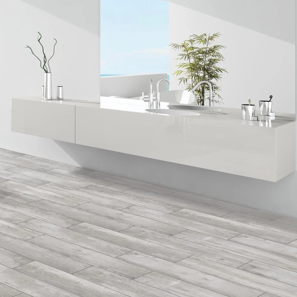 Florida Tile Home Collection Alaskan Powder 8 In. X 36 In. Porcelain Floor And Wall Tile (367.2 Sq. Ft./ Pallet) 6 Florida Tile Home Collection Alaskan Powder 8 In. X 36 In. Porcelain Floor And Wall Tile (367.2 Sq. Ft./ Pallet) - Image 6