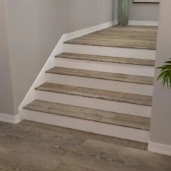 CALI Long-Board Vinyl Pro 2.06-in X 72.83-in Point Break Pine Prefinished Stair Nosing