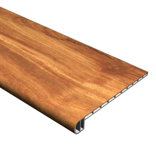 Cali Bamboo Vinyl Pro 11.5-in X 48.31-in Classic Acacia Prefinished Stair Tread 2 Cali Bamboo Vinyl Pro 11.5-in X 48.31-in Classic Acacia Prefinished Stair Tread - Image 2