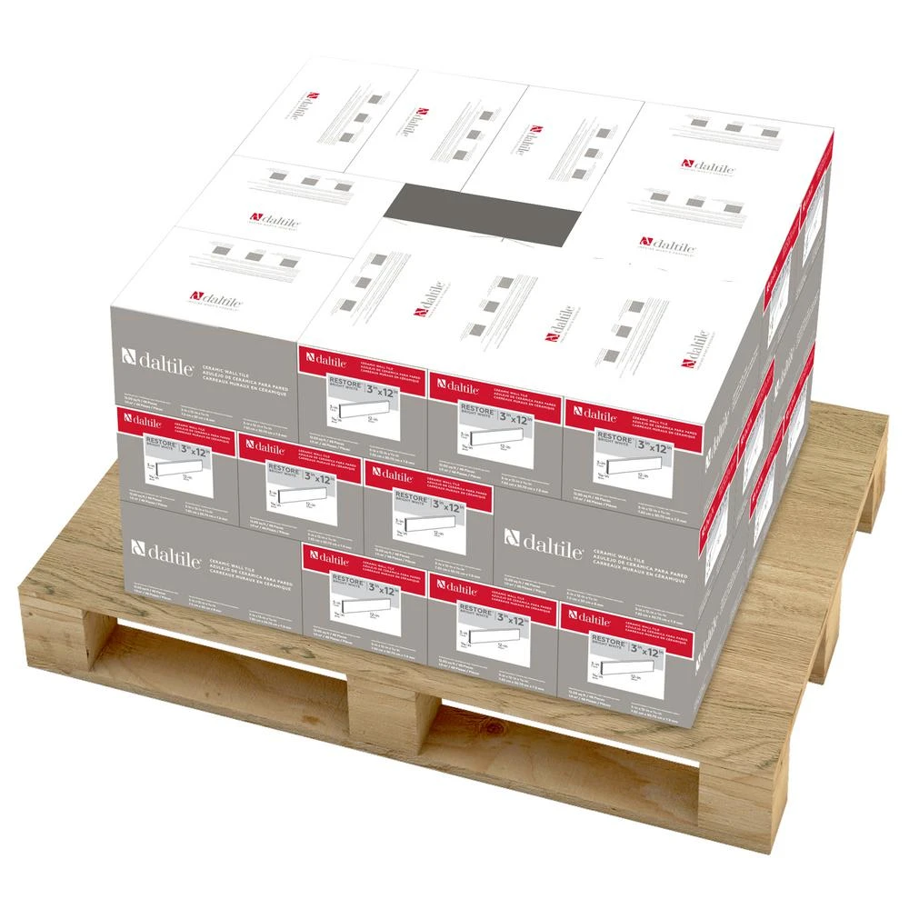Daltile Restore 3 In. X 12 In. Ceramic Bright White Subway Tile (360 Sq. Ft. / Pallet) 3 Daltile Restore 3 In. X 12 In. Ceramic Bright White Subway Tile (360 Sq. Ft. / Pallet) - Image 3