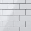 Merola Tile Crown Heights 3 In. X 6 In. Glossy White Ceramic Wall Tile (6.03 Sq. Ft. /Case)