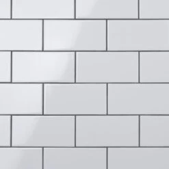 Merola Tile Crown Heights 3 In. X 6 In. Glossy White Ceramic Wall Tile (6.03 Sq. Ft. /Case)