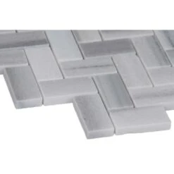 MSI Bergamo Herringbone 12 In. X 12 In. X 10 Mm Polished Marble Mesh-Mounted Mosaic Tile (10 Sq. Ft. / Case) -Best Flooring Store a3f160edc5b587a7d1c487484d3655cd 1800x1800