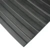 Rubber-Cal Corrugated Wide Rib 3 Ft. X 6 Ft. Black Rubber Flooring (18 Sq. Ft.)