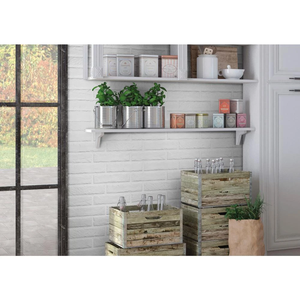 MSI Capella White Brick 2-1/3 In. X 10 In. Matte Porcelain Floor And Wall Tile (5.17 Sq. Ft. / Case) 9 MSI Capella White Brick 2-1/3 In. X 10 In. Matte Porcelain Floor And Wall Tile (5.17 Sq. Ft. / Case) - Image 9