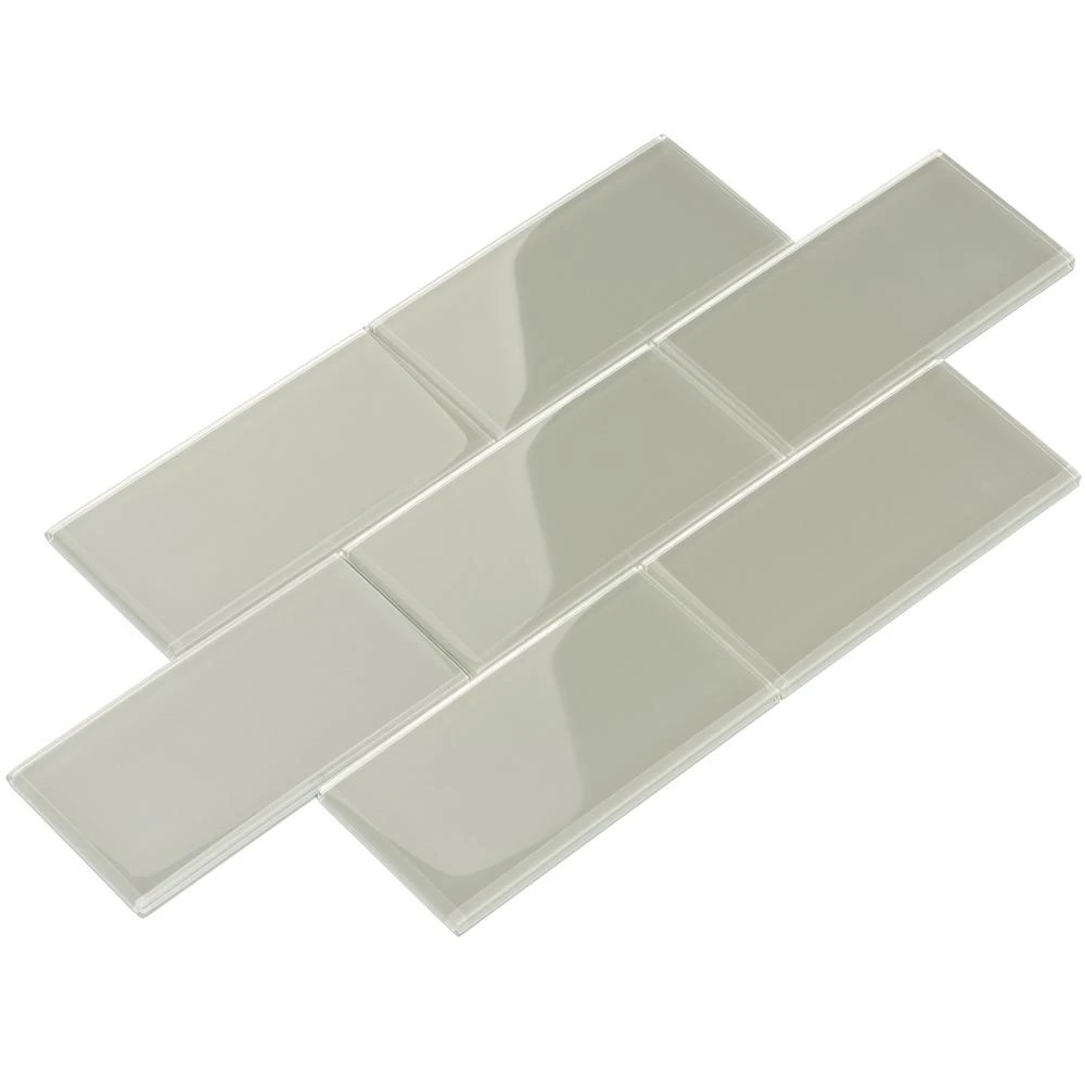 Giorbello Powder Room Green 3 In. X 6 In. X 8 Mm Glass Subway Tile (5.5 Sq. Ft./case) 14 Giorbello Powder Room Green 3 In. X 6 In. X 8 Mm Glass Subway Tile (5.5 Sq. Ft./case) - Image 14