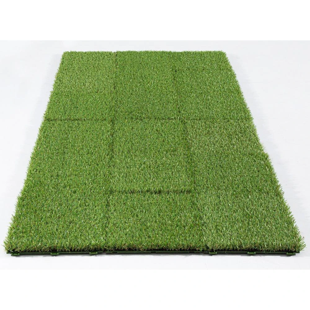 TrafficMaster 1 Ft. X 1 Ft. Artificial Grass Interlocking Tiles (9-Pack) 3 TrafficMaster 1 Ft. X 1 Ft. Artificial Grass Interlocking Tiles (9-Pack) - Image 3